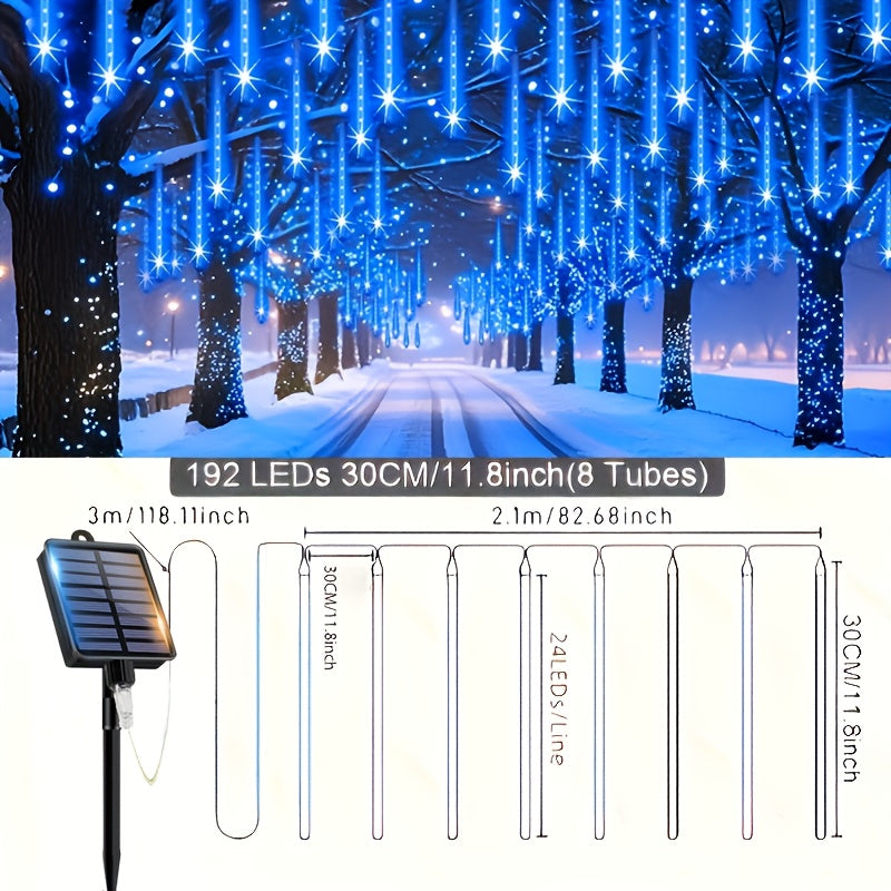 Skapa magisk stämning i trädgården – som regn av ljus