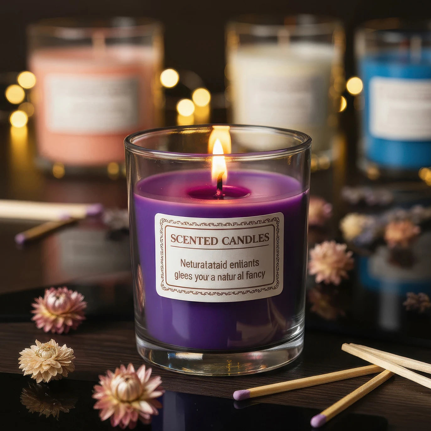 Känn doften av lugn – tänd stämningen med handgjort sojavax-ljus